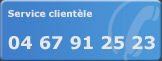 Le service clientèle 04 67 91 27 23